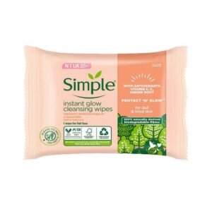 Simple Protect N Glow Bio Wipes 20s