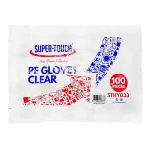 Super Touch Gloves Clear 100s