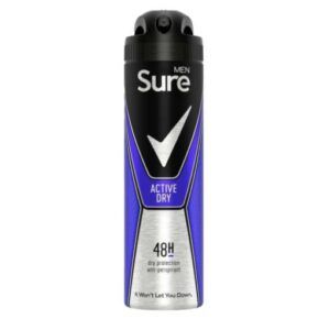 Sure Men Active Body Spray 250ml