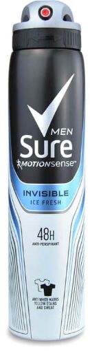 Sure Men Invisible Ice Deo Spray 250ml