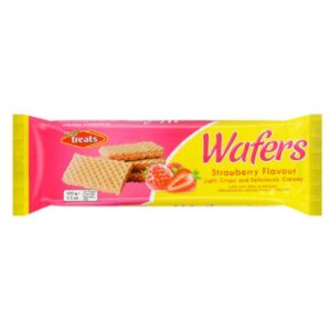 Tasty Treats Wafers Strawberry 100g