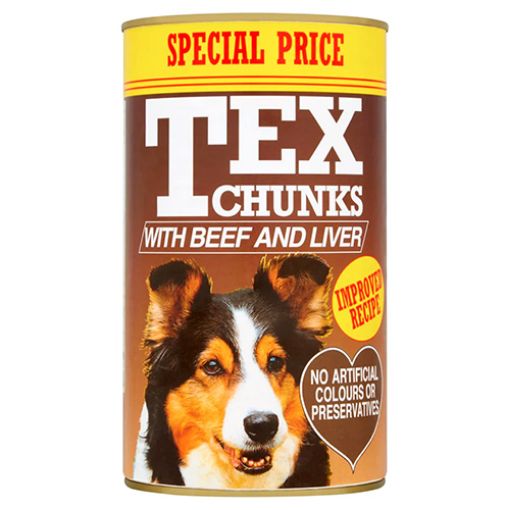 Tex Dog Food Chunk Beef&Liver 1.2kg