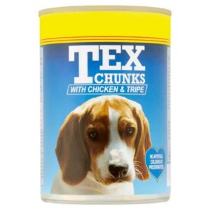 Tex Dog Food Chunk Chicken & Tripe 400g