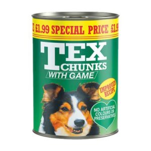 Tex Dog Food Chunks Game 1.2kg
