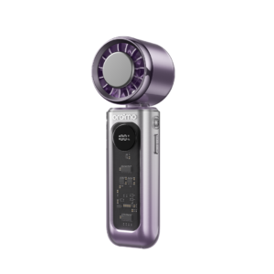 TurboFan Rechargeable Foldable Handheld Fan with Built-in Ice-Cooling Chip
