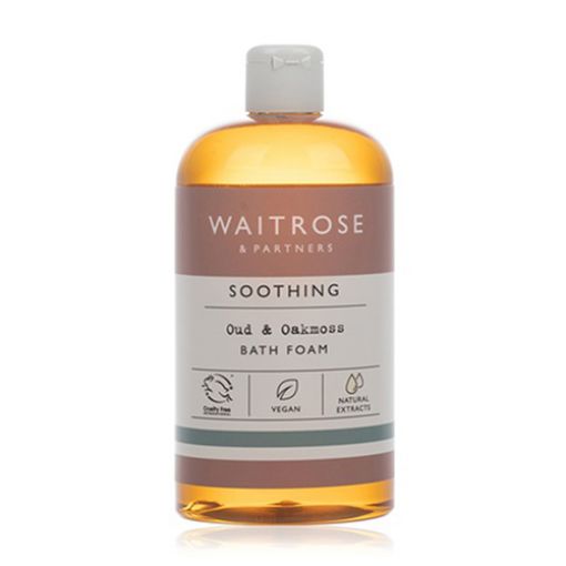 Waitrose Bath Foam Oud & Oakmoss 500ml
