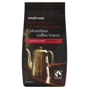 Waitrose Coffee Beans Colombian 227g