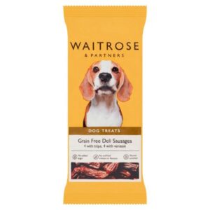 Waitrose Dog Deli Tripe Vension Sausages 60g