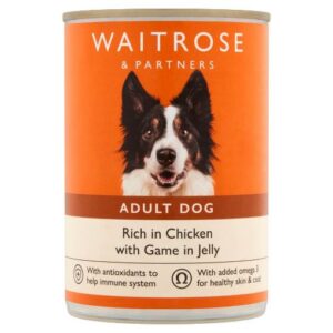 Waitrose Dog Food Chicken & Game Chunks In Jelly 400g