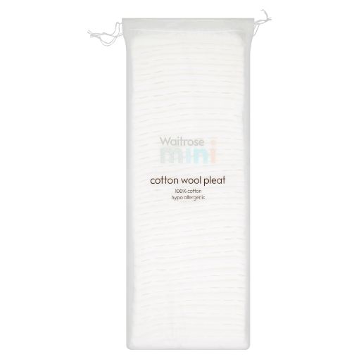 Waitrose Essential Baby Cotton Wool Pleat 200g