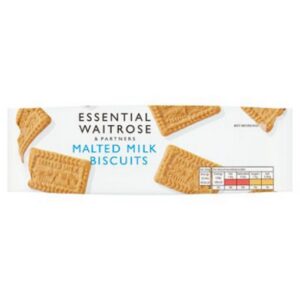 Waitrose Essential Biscuits Malted Milk 200g