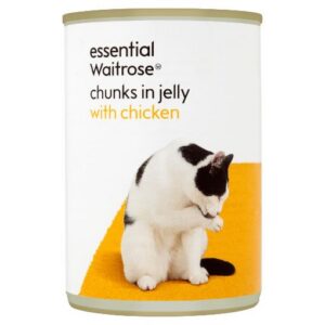 Waitrose Essential Chicken Chunks In Jelly 400g