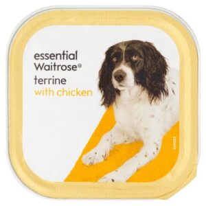 Waitrose Essential Dog Food Terrine Chicken 150g