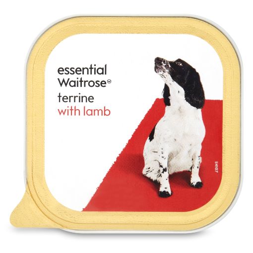 Waitrose Essential Dog Food Terrine Lamb 150g