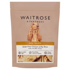 Waitrose Grain Free Jerky Bites 80% Chicken 70g