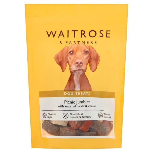 Waitrose Picnic Jumbles For Dogs 150g