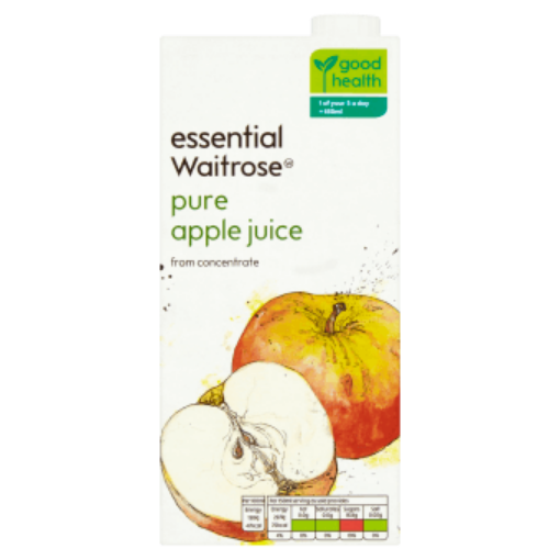 Waitrose Pure Apple Juice 1ltr