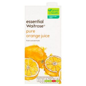 Waitrose Pure Orange Juice 1l