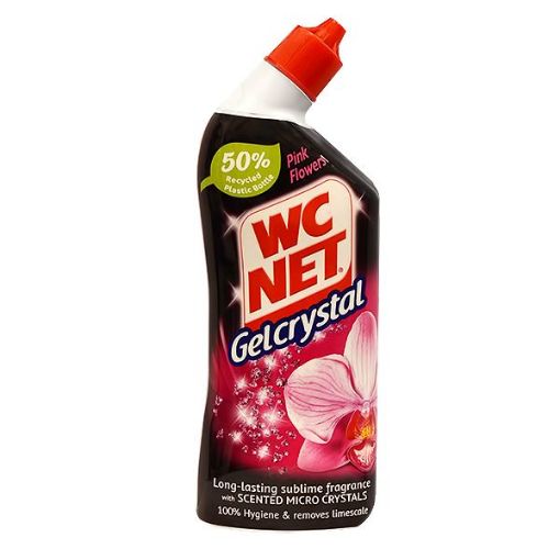 Wc Net Gelcrystal Pink Flowers 750ml