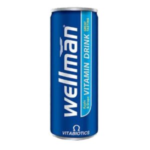 Wellman Apple&Grape Vitamin Drink Can 250ml