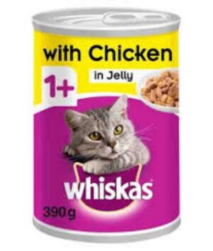 Whiskas Poultry Selection In Jelly 1+Yr (390g)