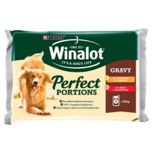 Winalot Meat Chunk Gravy Chk-Beef-Lamb 100g